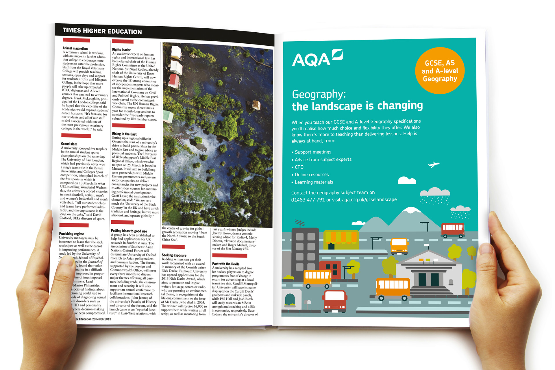 AQAGeography_advert AQA Geography advert magazine