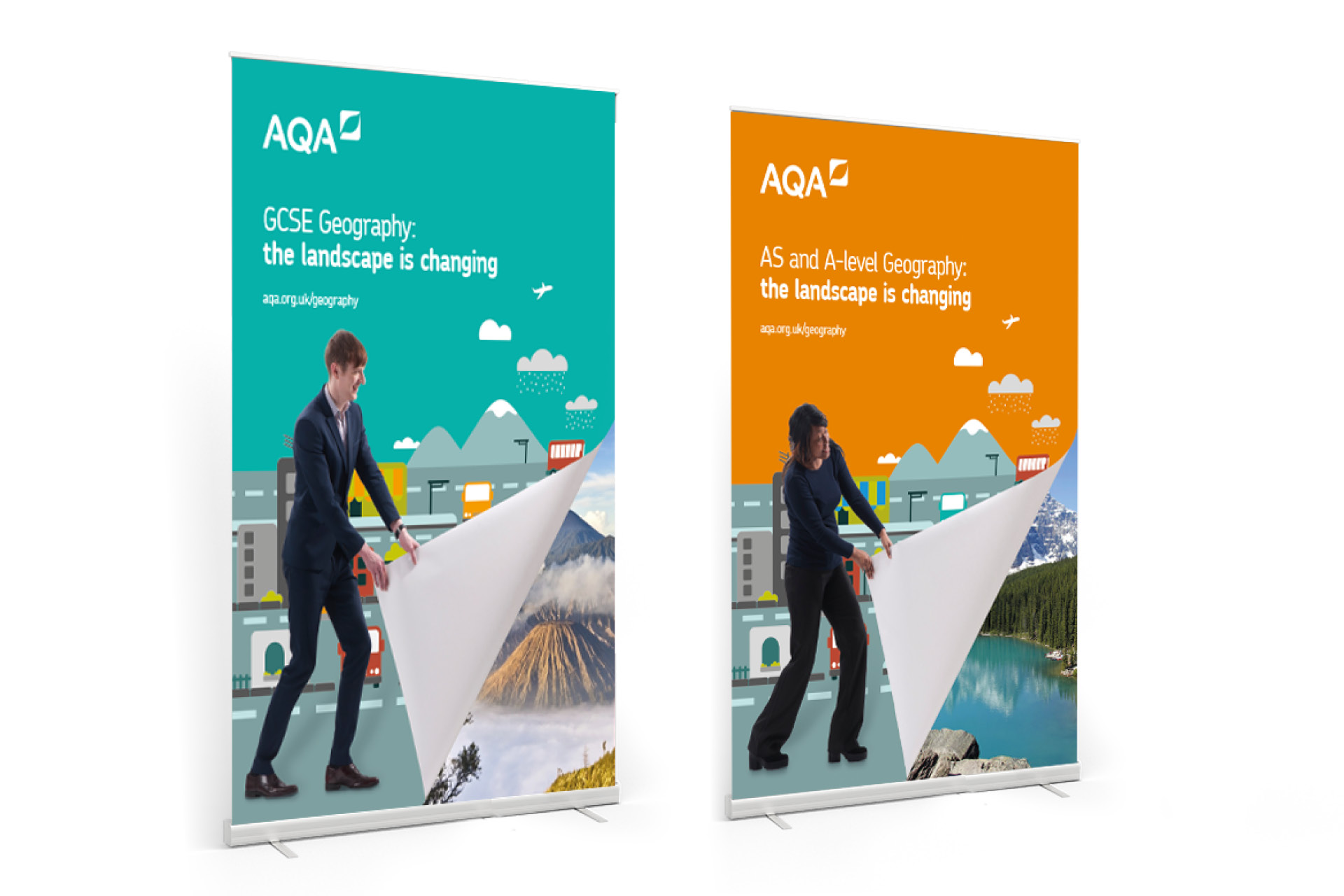 AQAGeography_banners AQA Geography pull up banners