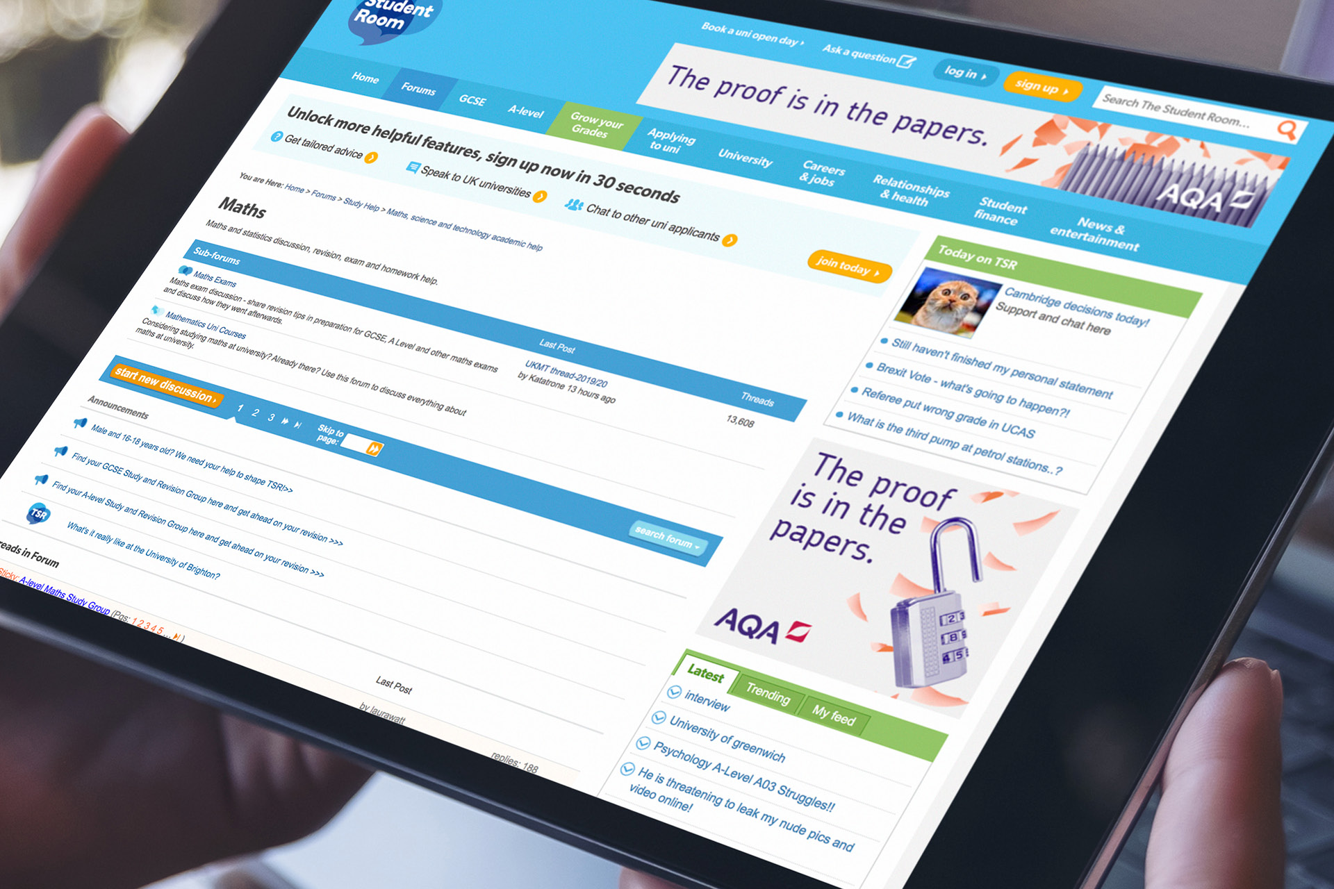 AQAMaths_banners iPad AQA Maths banners iPad