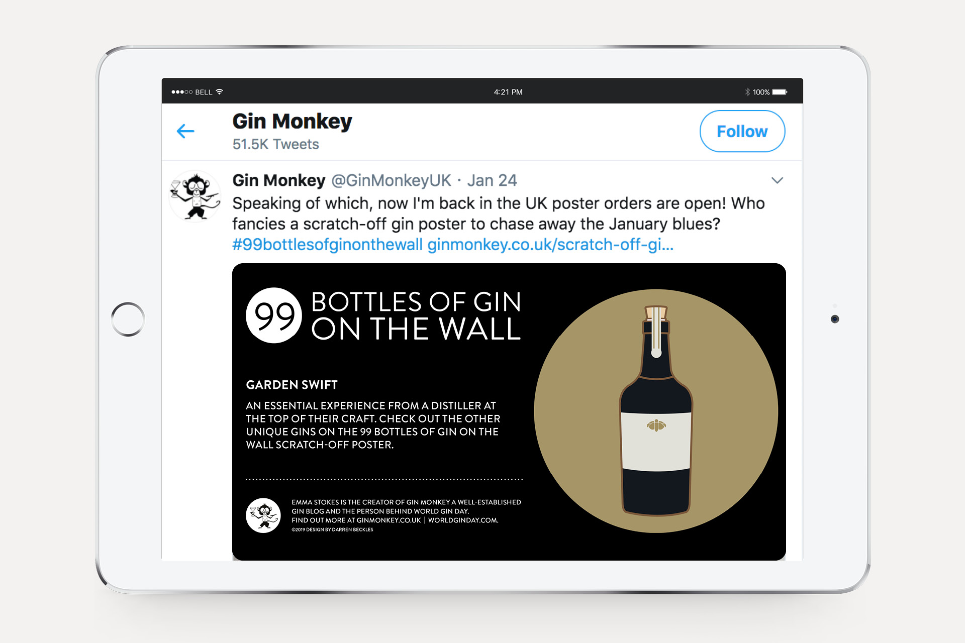 GinPoster_twitter Gin Poster garden swift twitter