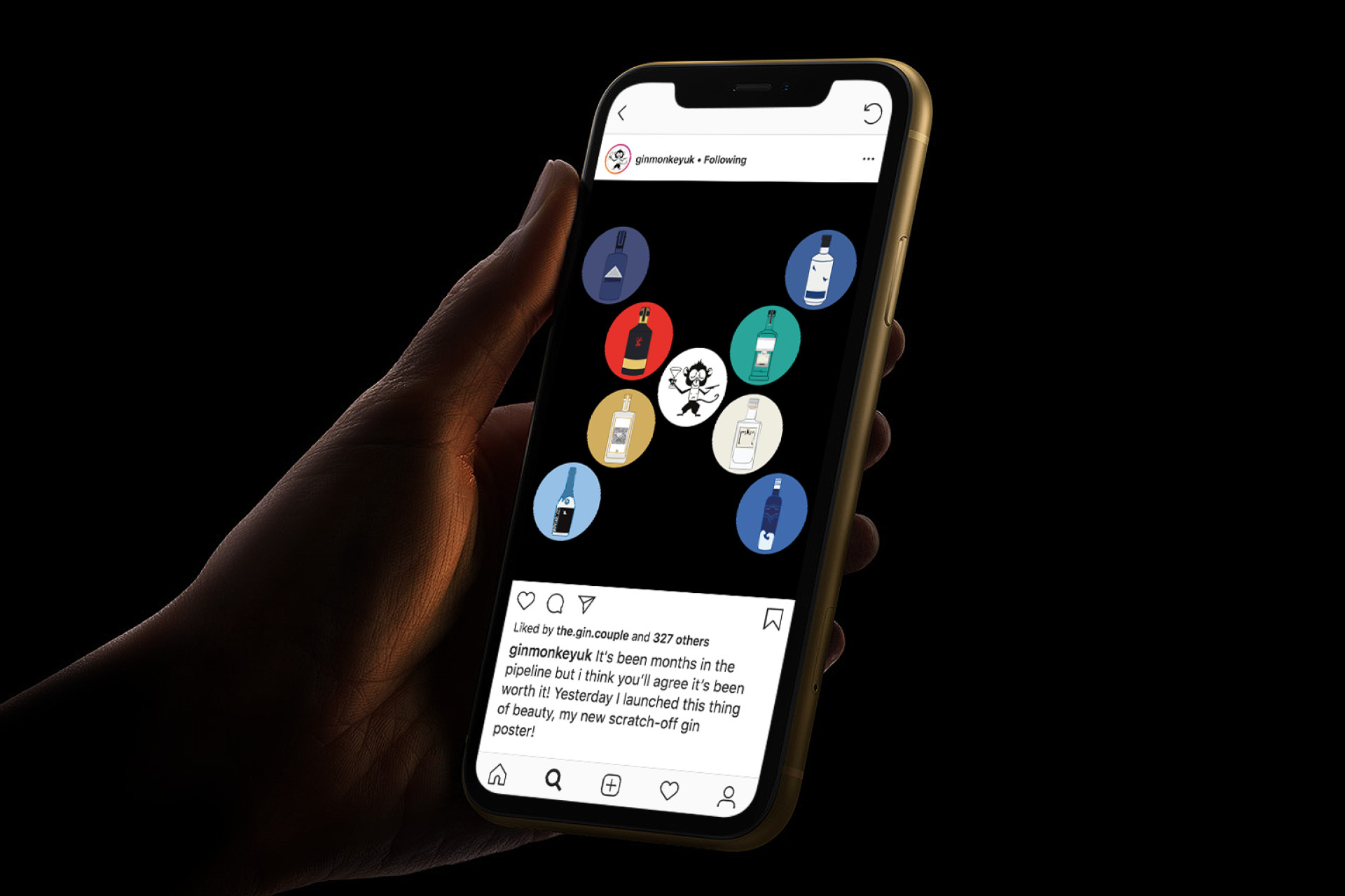 GinPoster_instagram Gin Poster mobile instagram