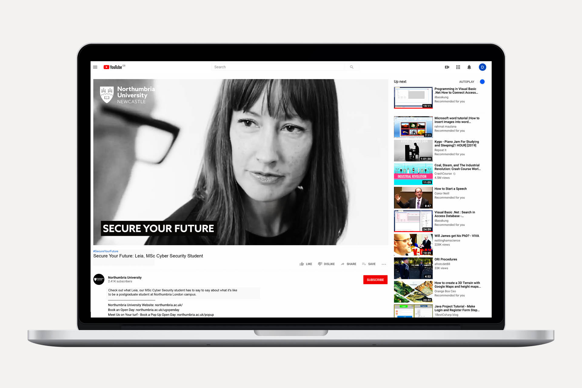 QA_YoutubeLeia Youtube NU interview