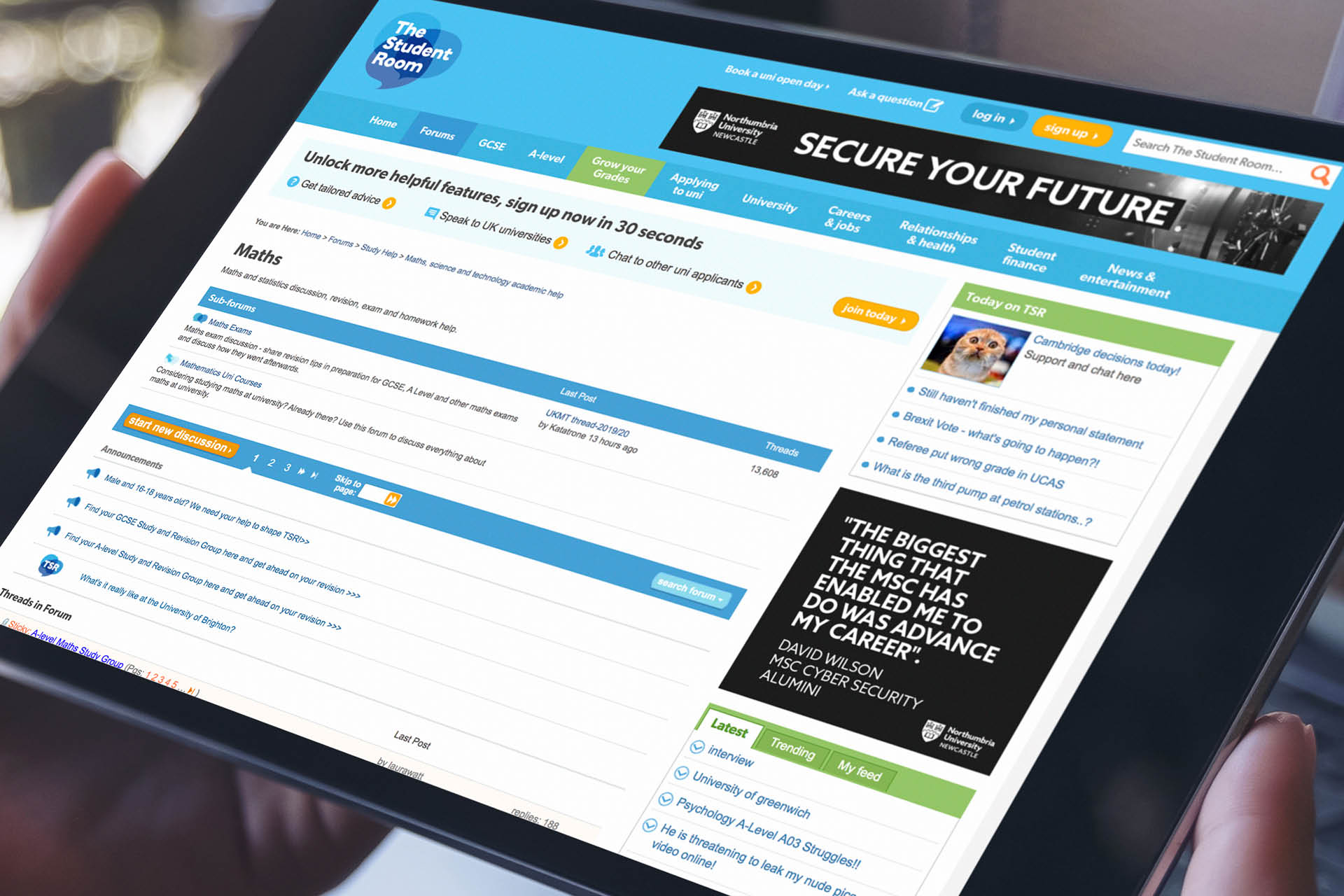 QA_DigitalBanners1 QA digital banners in iPad