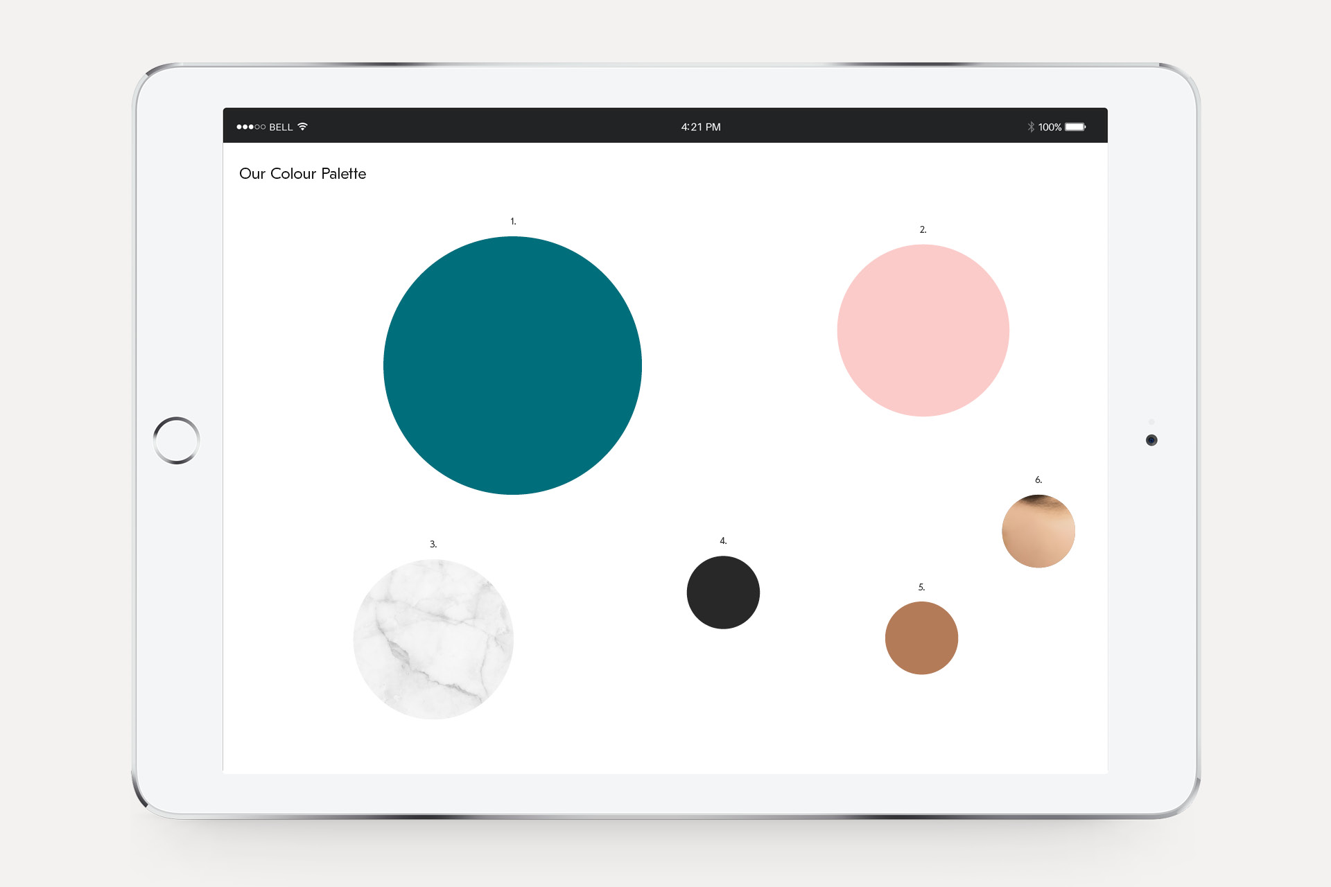 The Boulevard Guidelines colours