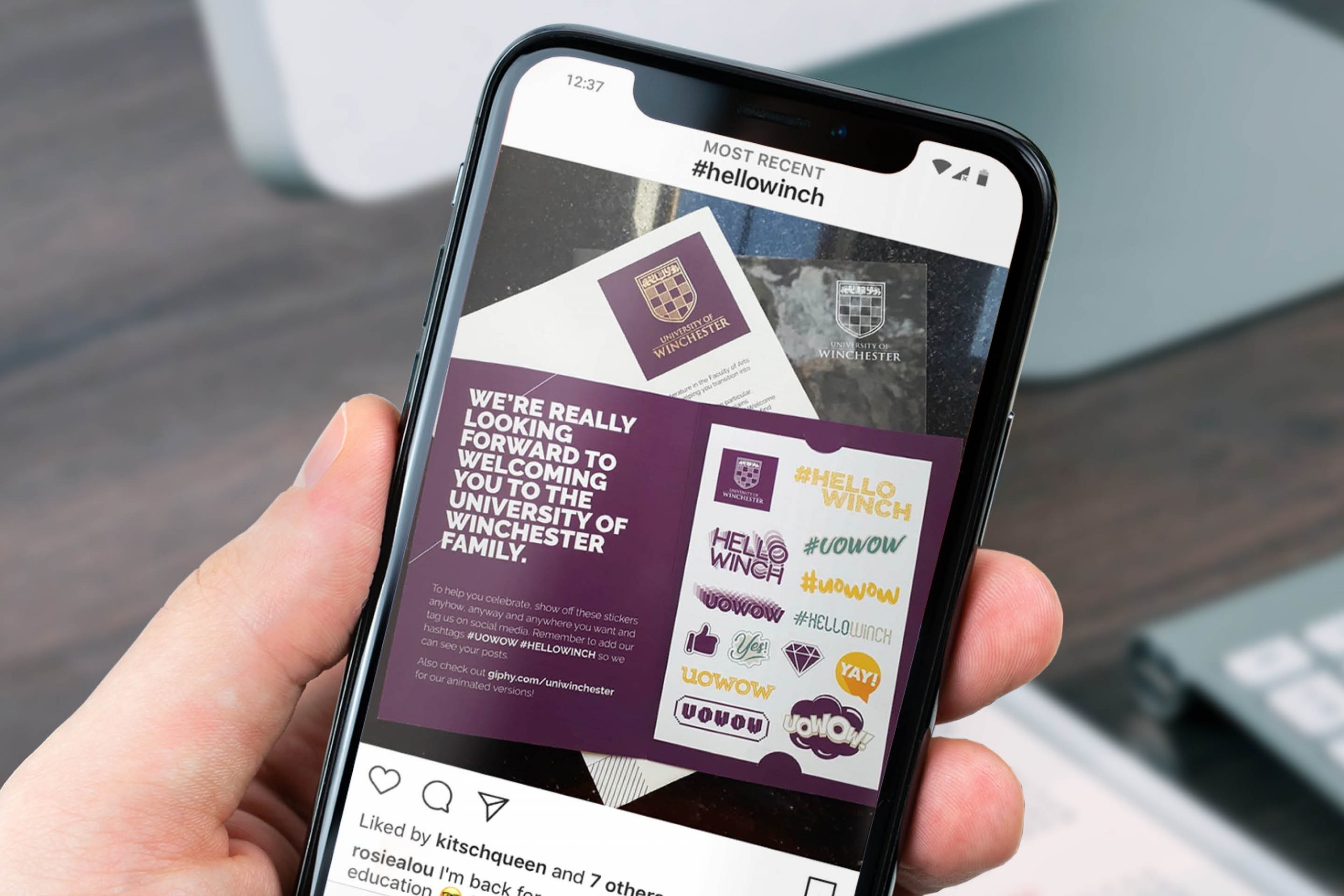 UOWOW instagram direct mail