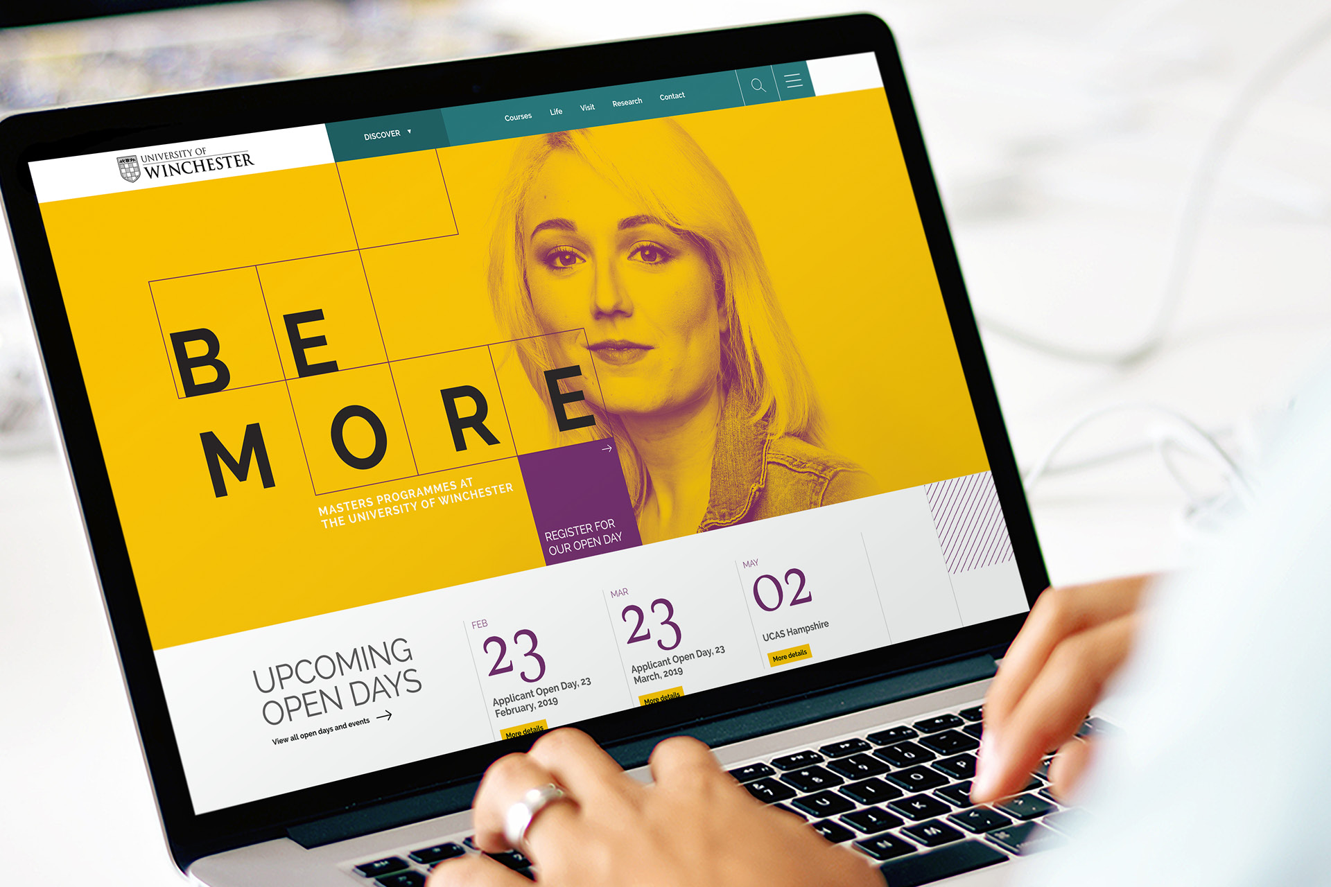 UoWPG homepage be more